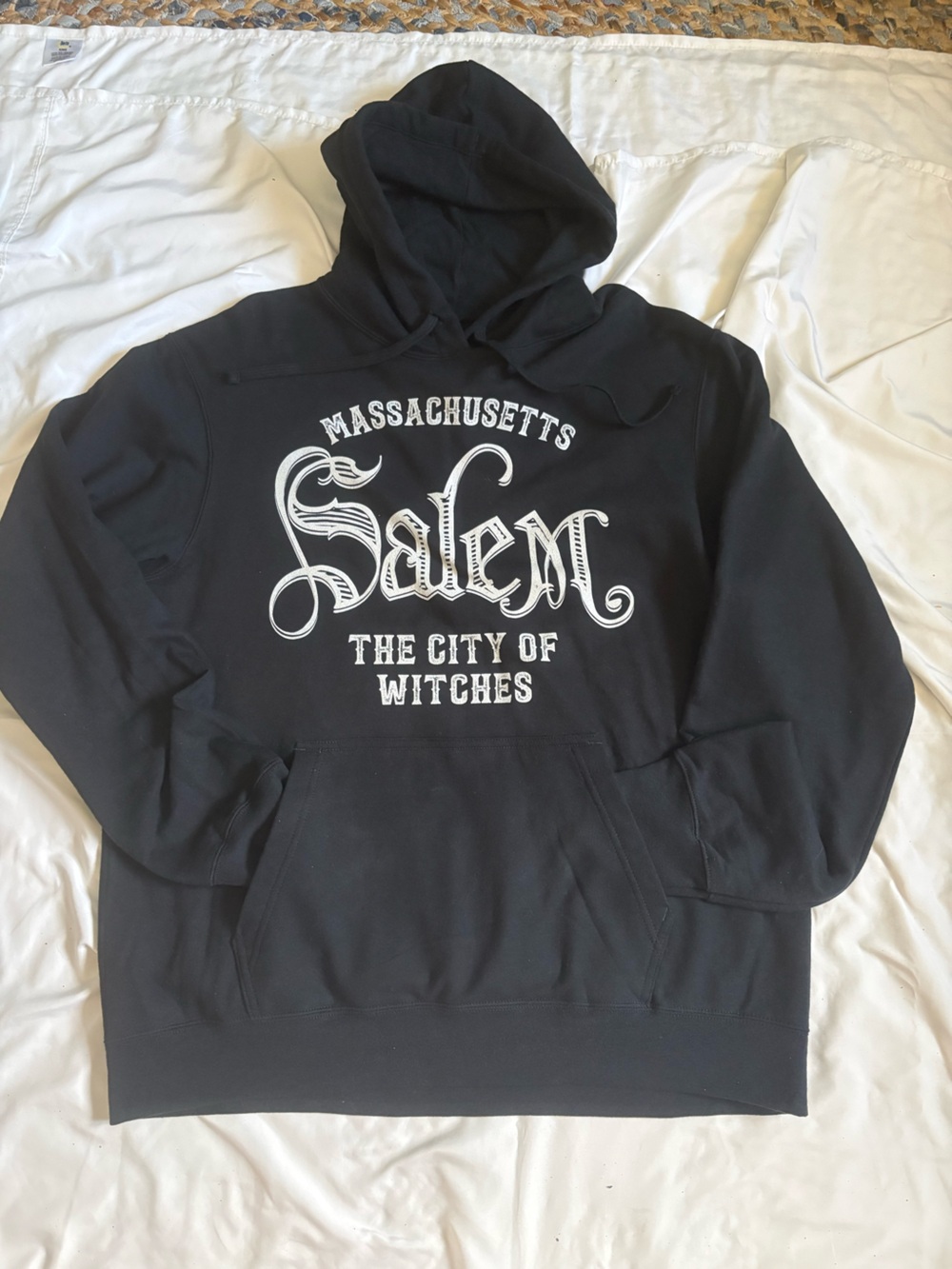 Port and Company Black Salem "The City of Witches" Pullover Hoodie